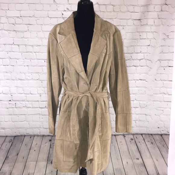 Wilsons Leather Jackets & Blazers - Wilson Leather Long patchwork coat